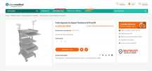 Troliu aparate medicale mobilier medical pentru calculator EKG ecograf