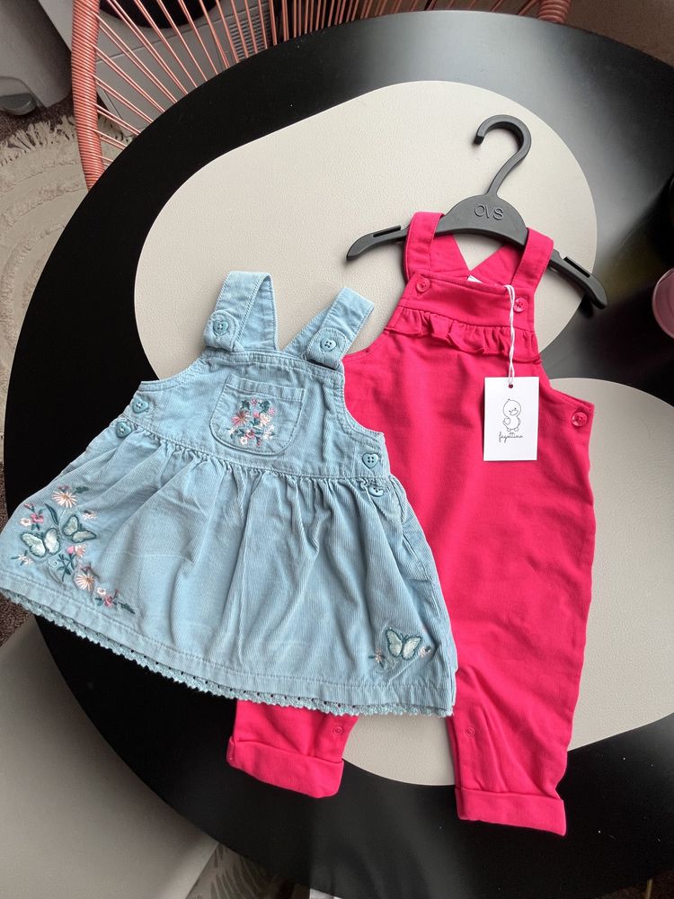 Mayoral H&M Next George дрехи 0-6 м рокля дънкова зелена сукман
