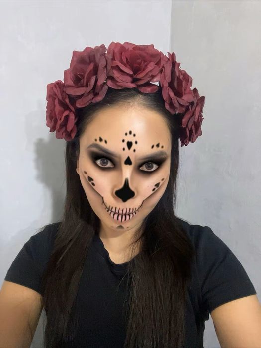 Ободок с розами ободок с цветами ободок для Хэллоуина