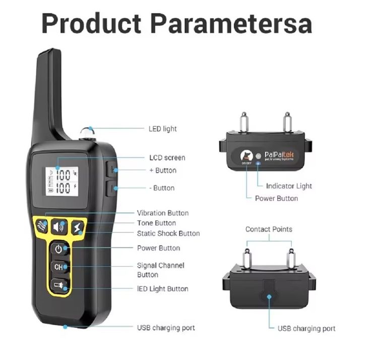 Водоустойчив Нашийник за обучение на куче