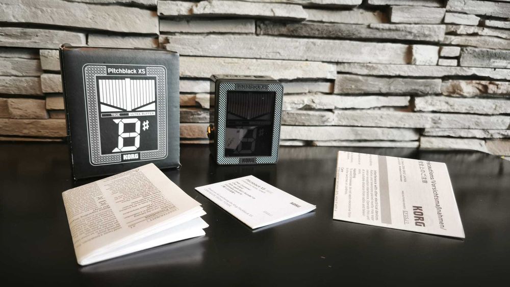 Tuner chitara Korg Pitchblack XS Acordor de podea - Garantie