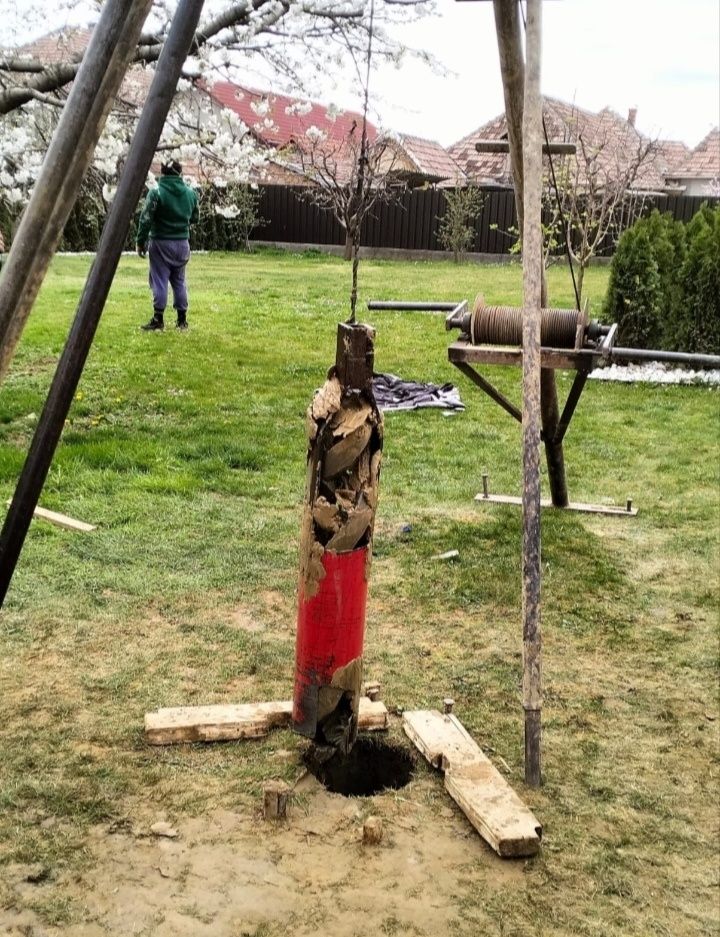 Foraje puțuri de apa, prelungire fântâni denisipari