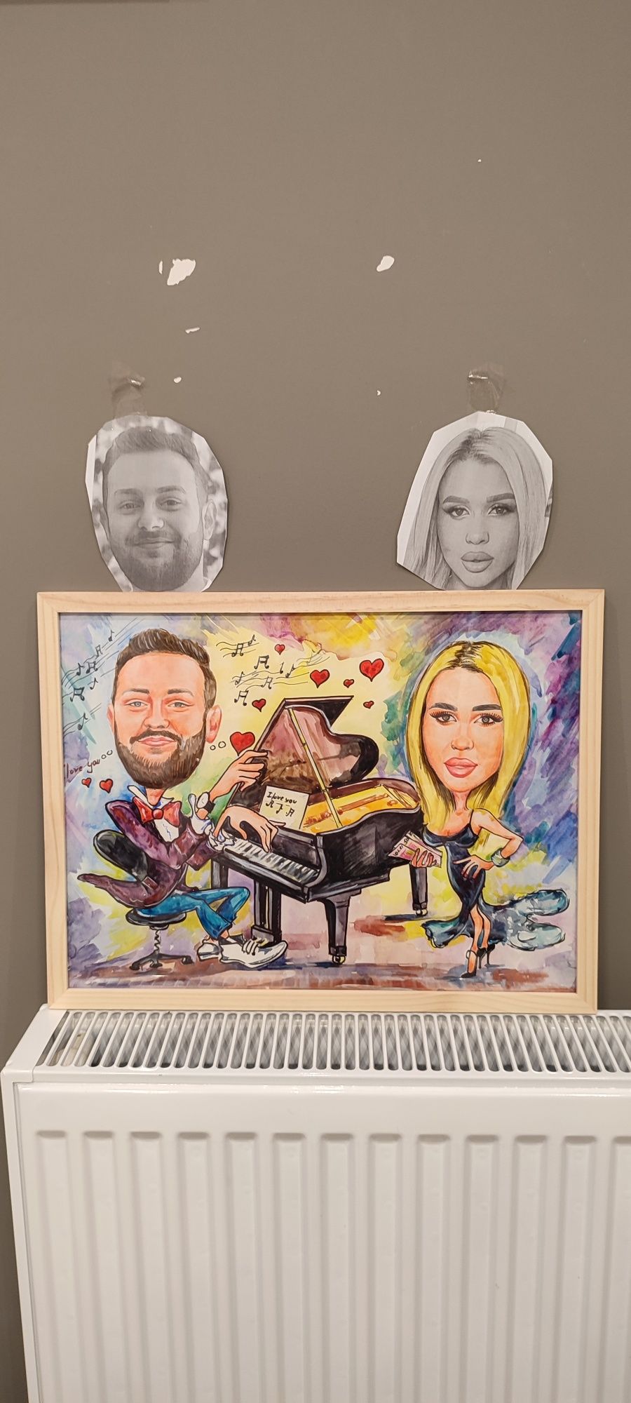 Caricaturi, portrete și peisaje