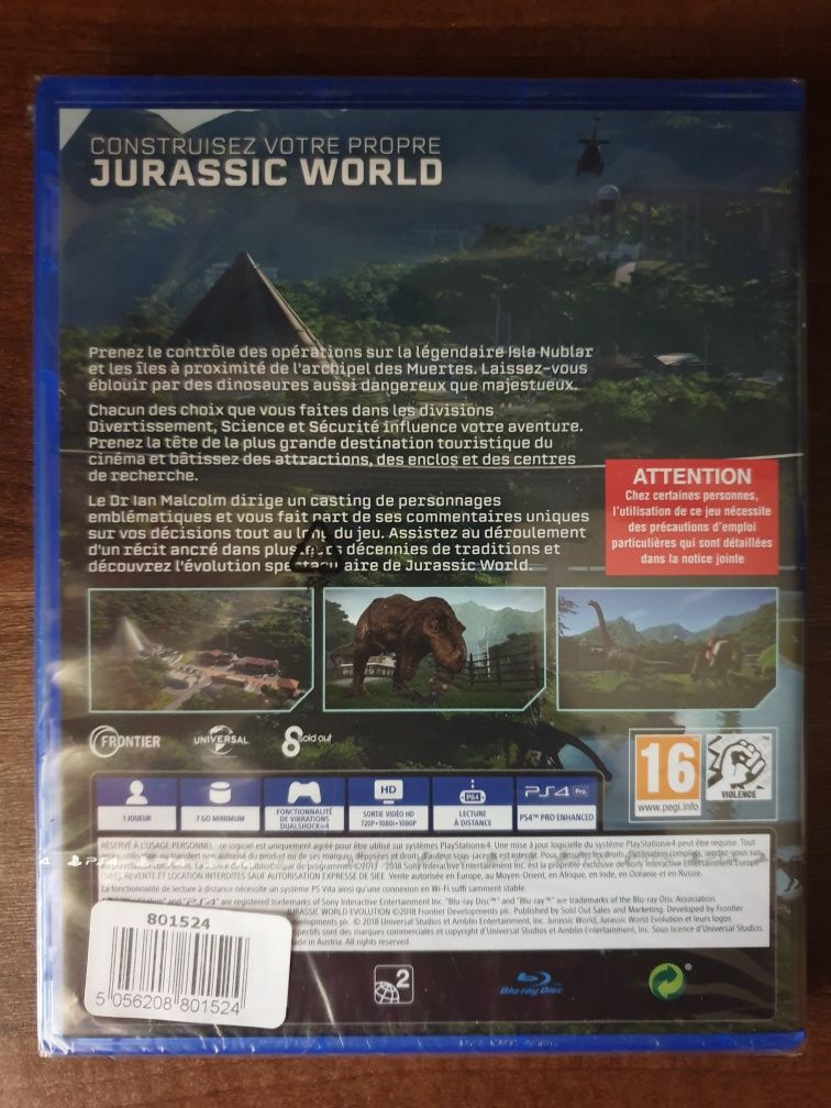 SIGILAT Jurassic World PS4/Playstation 4