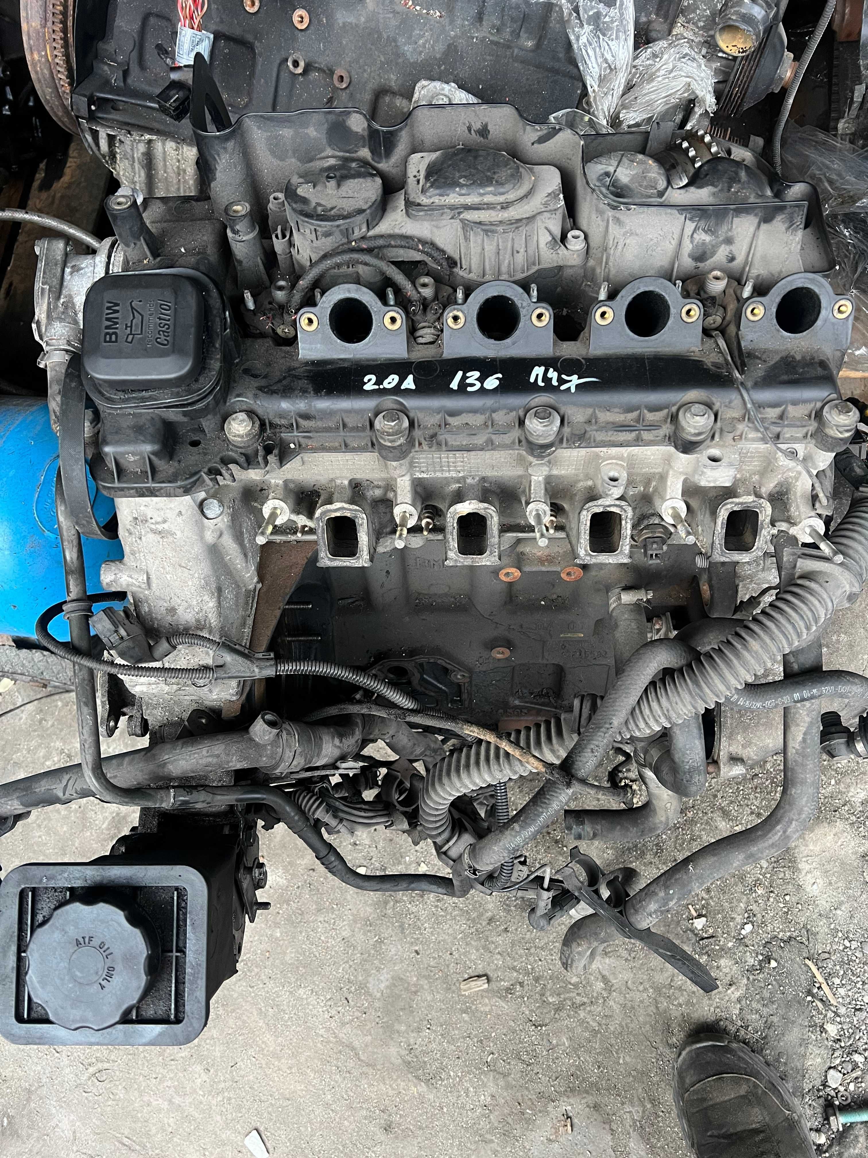 Motor BMW E46 M47 2.0D 136 Cai Si Piese Motor Ax Turbo Bloc Piston