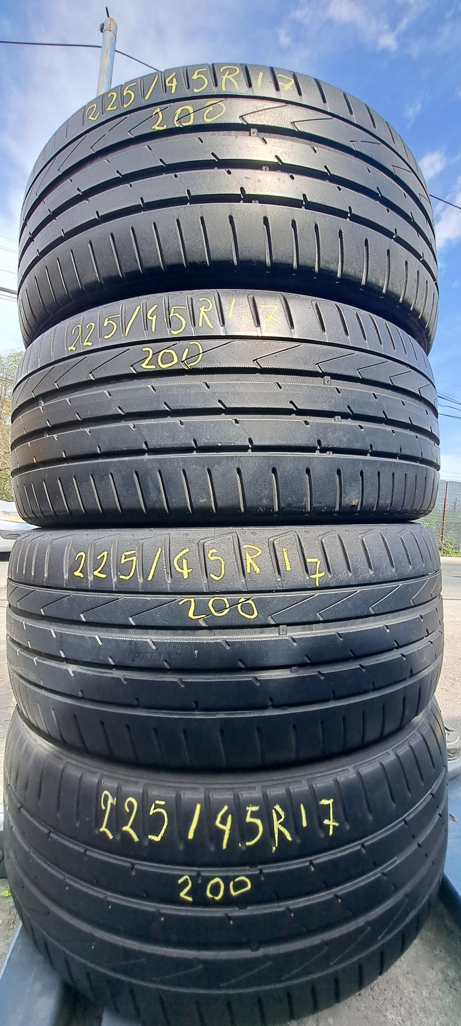 4 anvelope vara 225/45r17 Hankook dot 2019 Montaj Gratuit