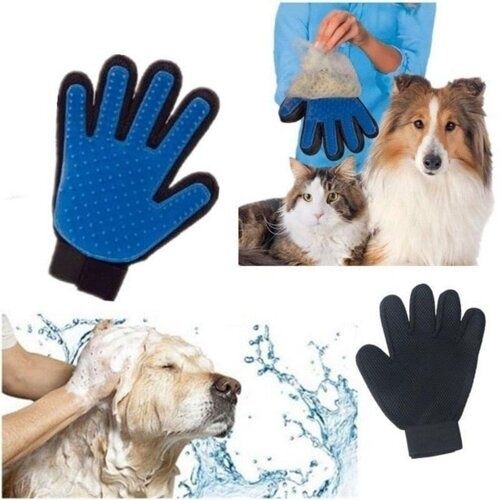 Перчатки для вычесывания шерсти домашних животных TRUE TOUCH