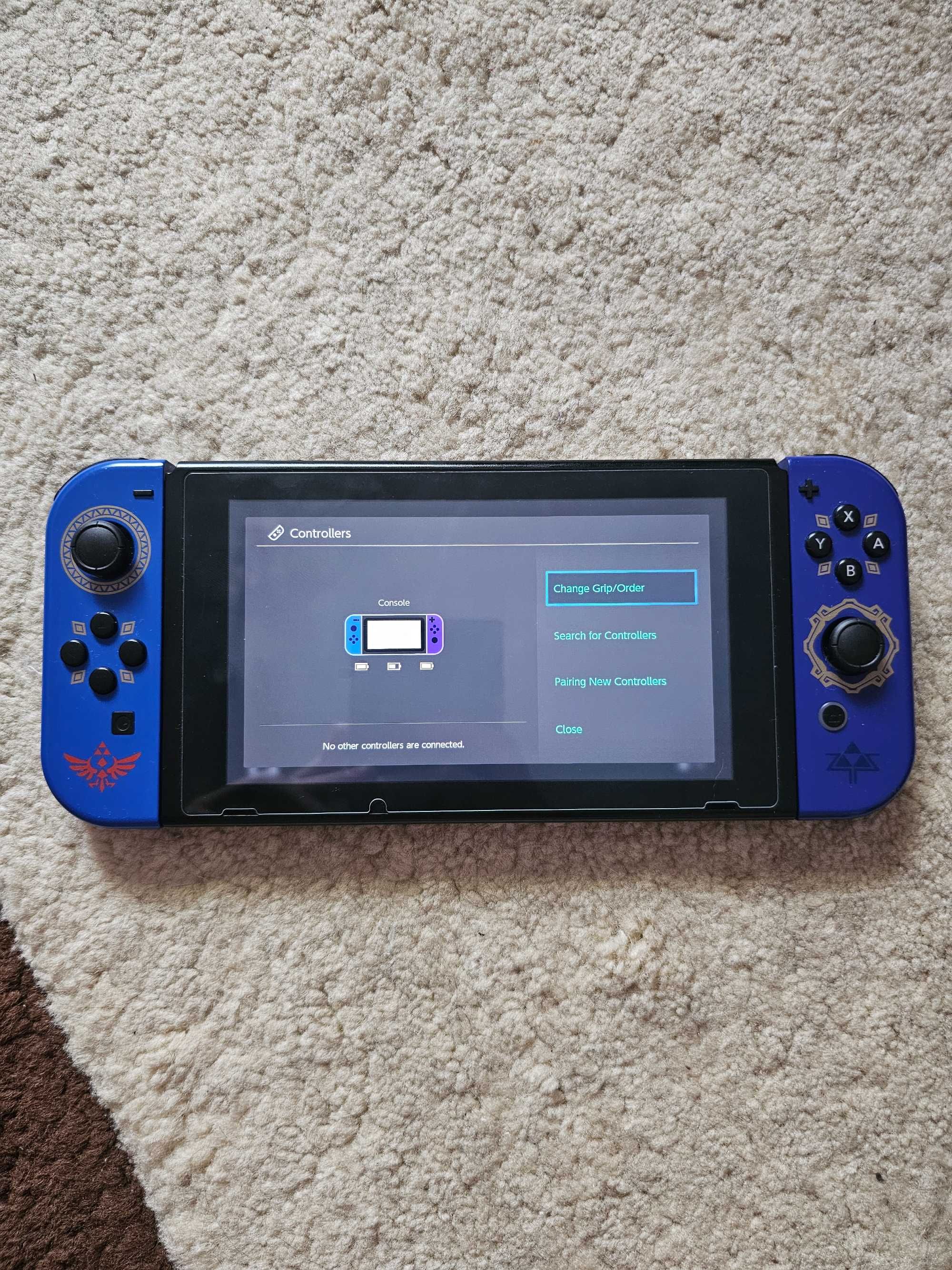 Joy-con zelda nintendo switch cu carcasa schimbata