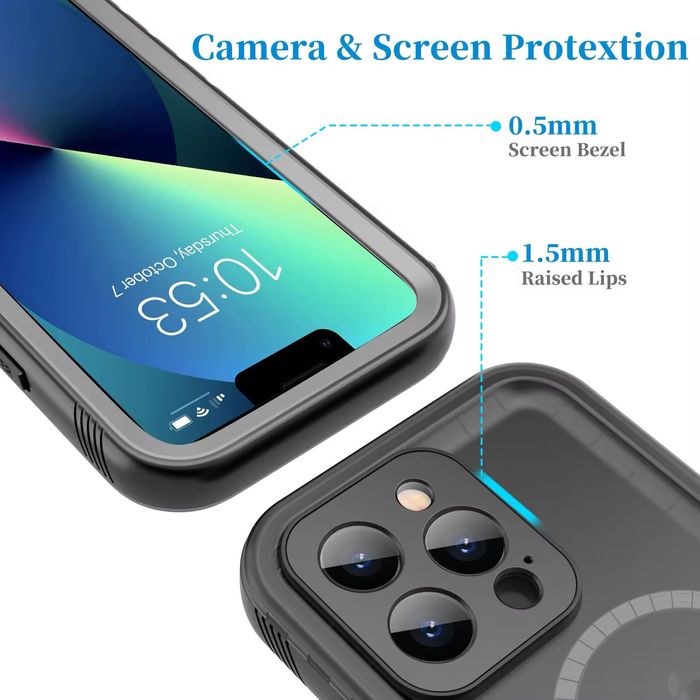 Водоустойчив кейс за IPhone 15 pro max