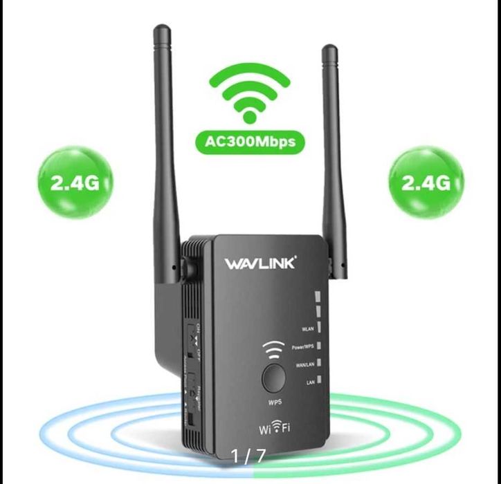 WAVLINK Беспроводной ретранслятор Wi-Fi 300 Мбит/с