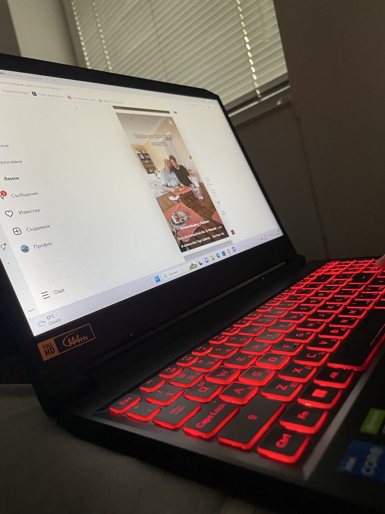 Acer Nitro 5 RTX3050 I5-11gen 16GB RAM