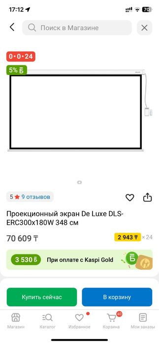 Проектор с экраном готовое решение