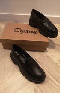 Pantofi/mocasini dama Dyany din piele naturala marimea 36 23 cm