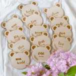 Set 13 carduri aniversare bebeluși | Coastere Baby Milestones