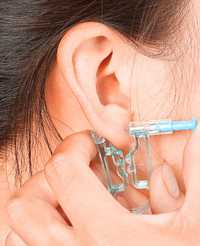Set aparat găuri urechi cu 2 cercei sterili