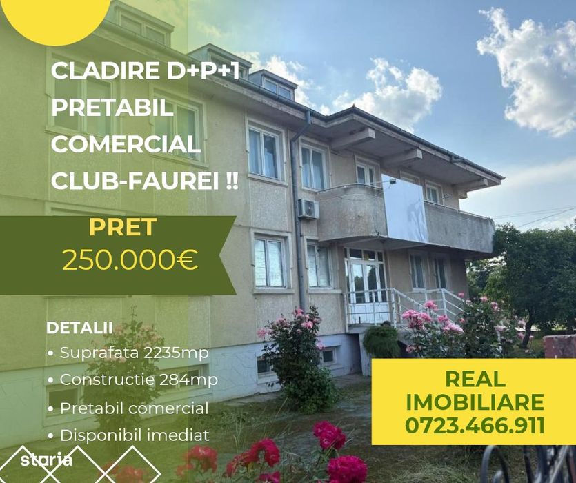Cladire pretabila discoteca sau spatiu comercial !