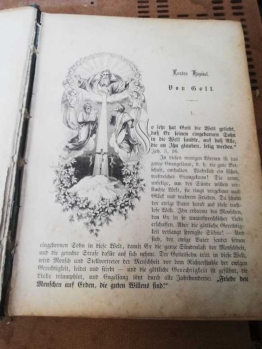 vand carte religioasa foarte veche,vintage,1873
