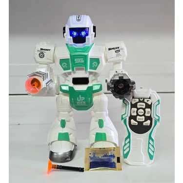 Робот с дистанционно - ходи, стреля, произвежда пара, светлина и звук