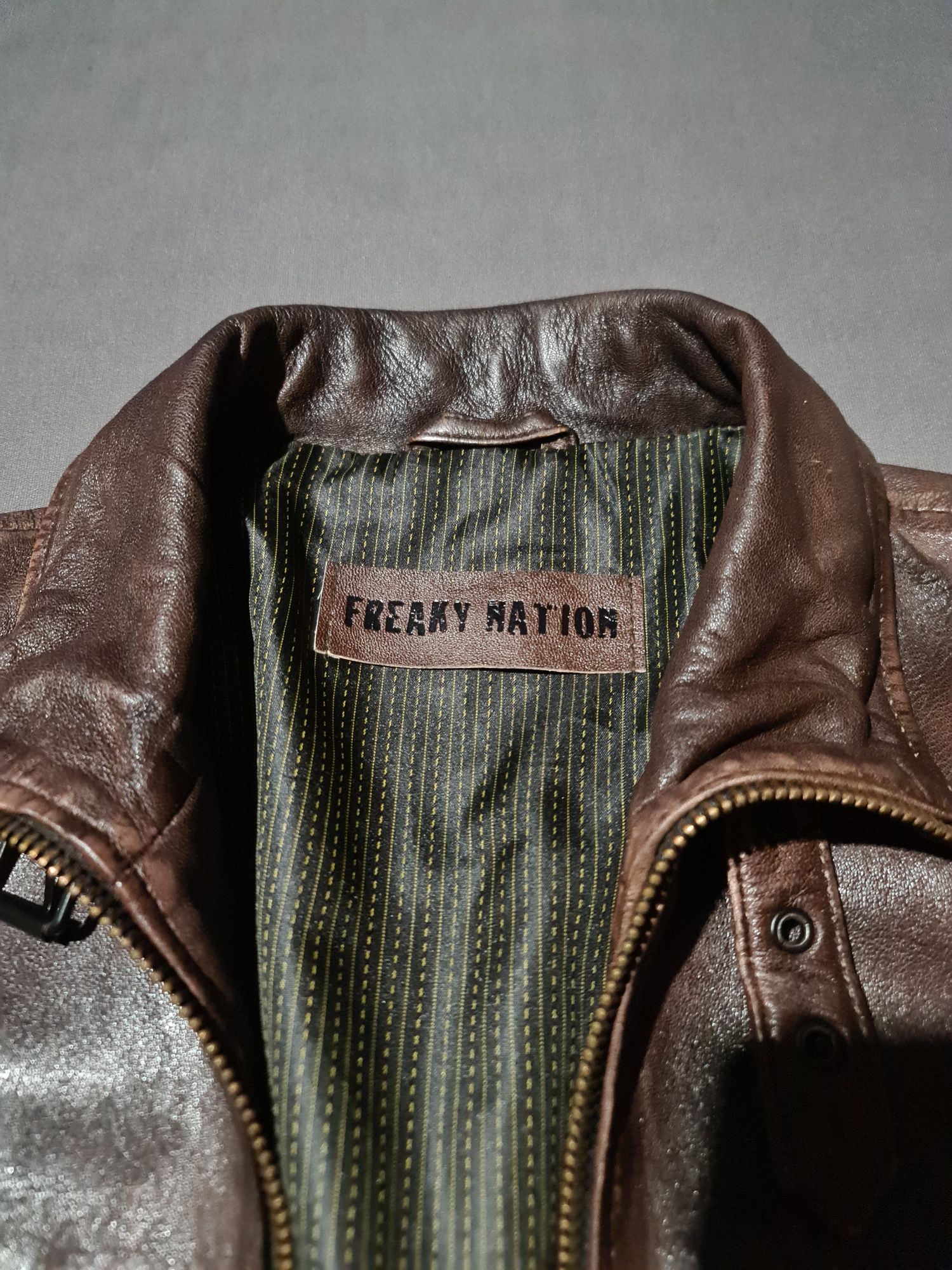 Мъжко кожено яке Freaky Nation, M