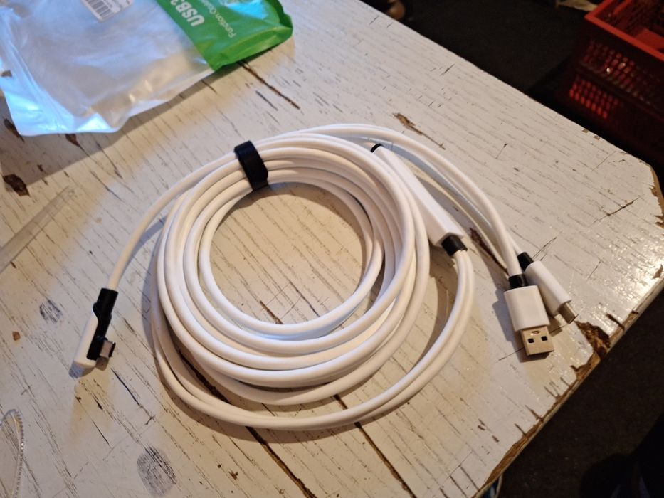 Cablu Link VR 5 metri, USB 3.2 Gen1, USB-C – Oculus Quest  Steam VR