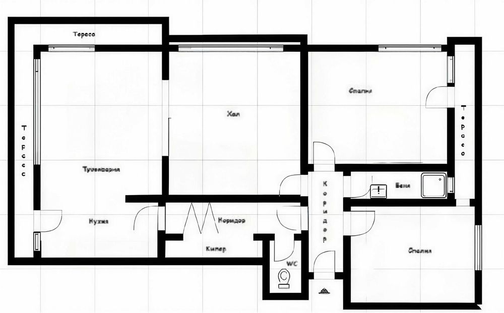 Собственик продава 4 стаен Спортна зала Варна  с паркоместа .