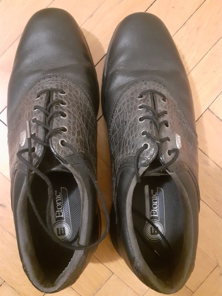 Pantofi piele golf bărbătești Etonic 43+mănușă golf piele
