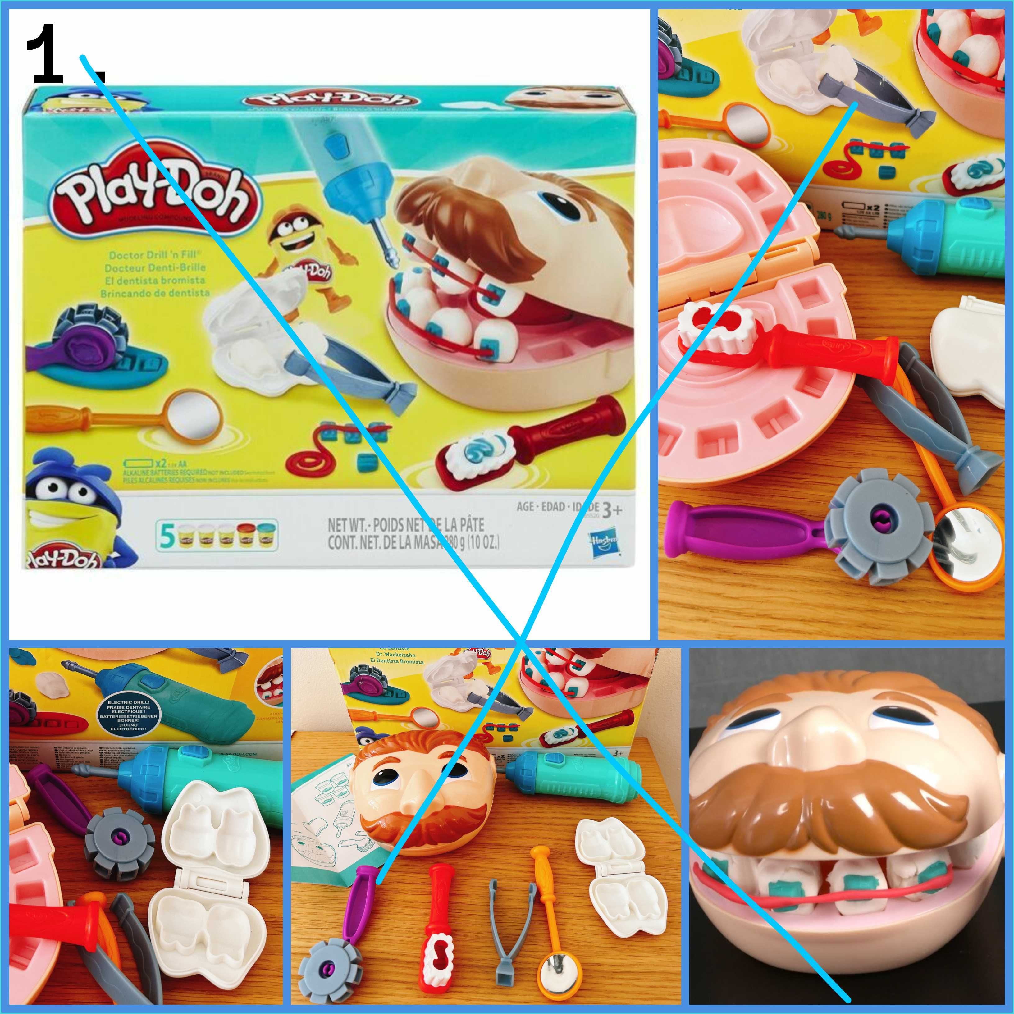 Play-Doh пластилин комплекти-зъболекар, сладолед, кексчета, SKWOOSHI