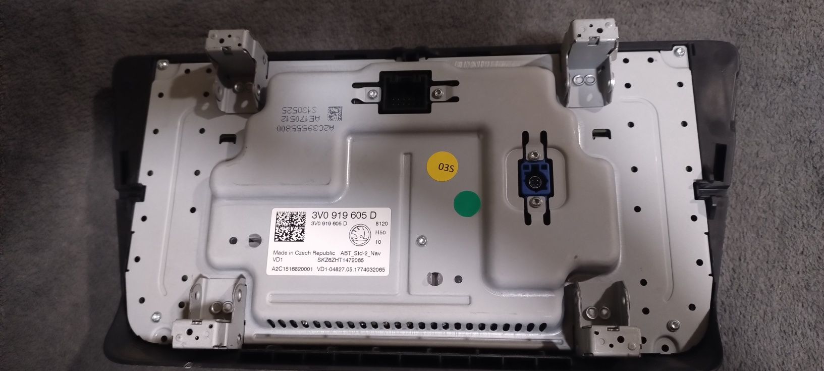 Vand climatronic,display și ceasuri bord. Skoda Superb 3