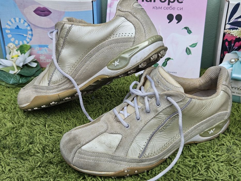 All Rounder немски кецове от кожа