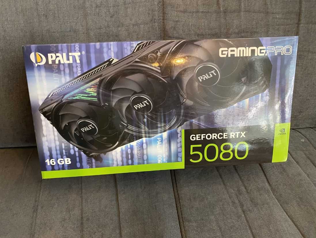 Placa video Palit RTX 5080 GamingPro 16GB GDDR7 256-bit - NOUA
