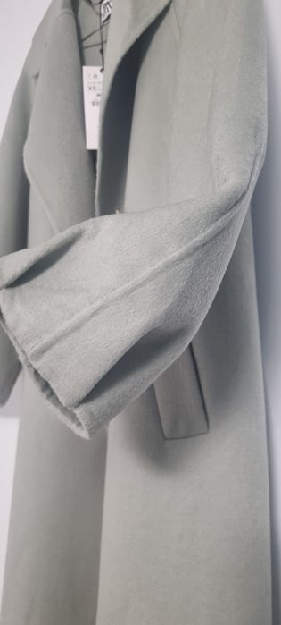 Palton primavara-toamna amestec lana masura XS oversized Zara