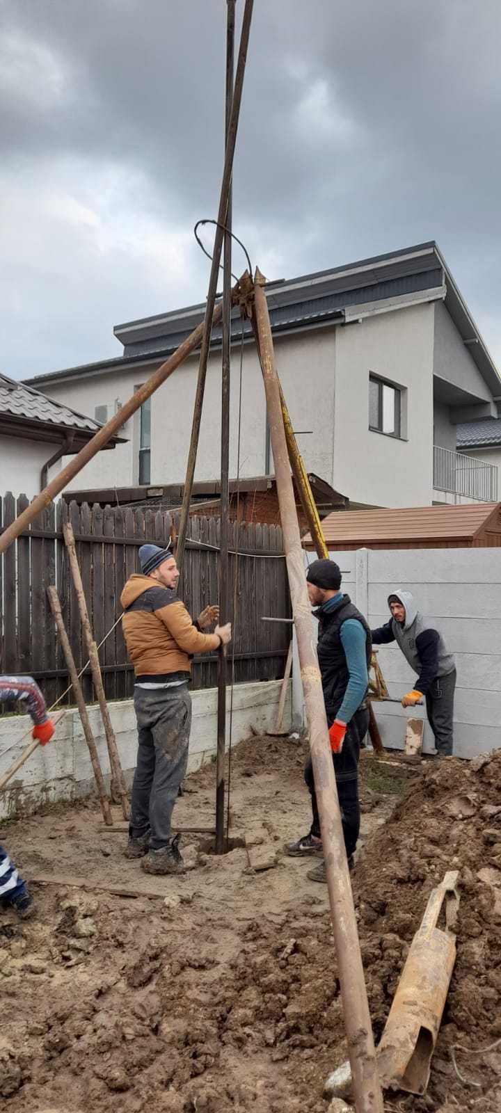 Foraje puturi piloni