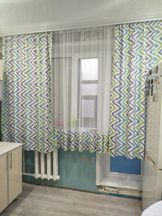 Штор тюль на кухню