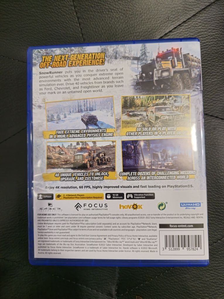 Игра за PS5- Snow Runner