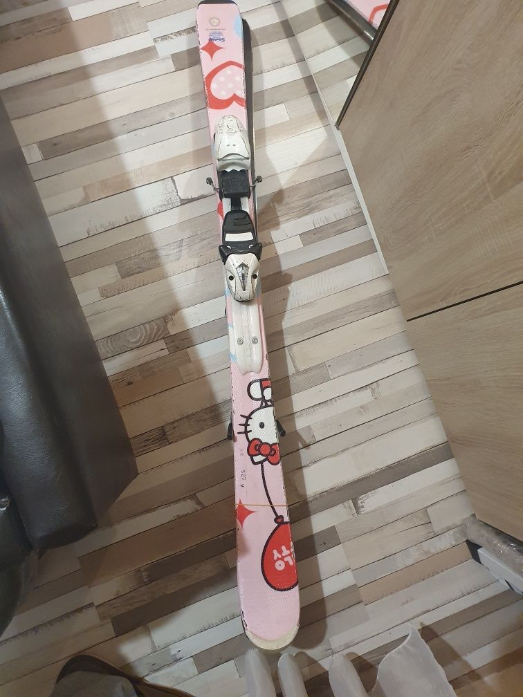 DISNEY Ski skiuri 117 cm copii 8-13 ani, optional clapari ROSSIGNOL