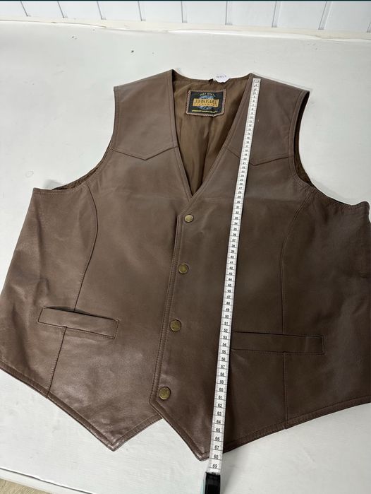 Vesta moto din piele XL John F. Gee