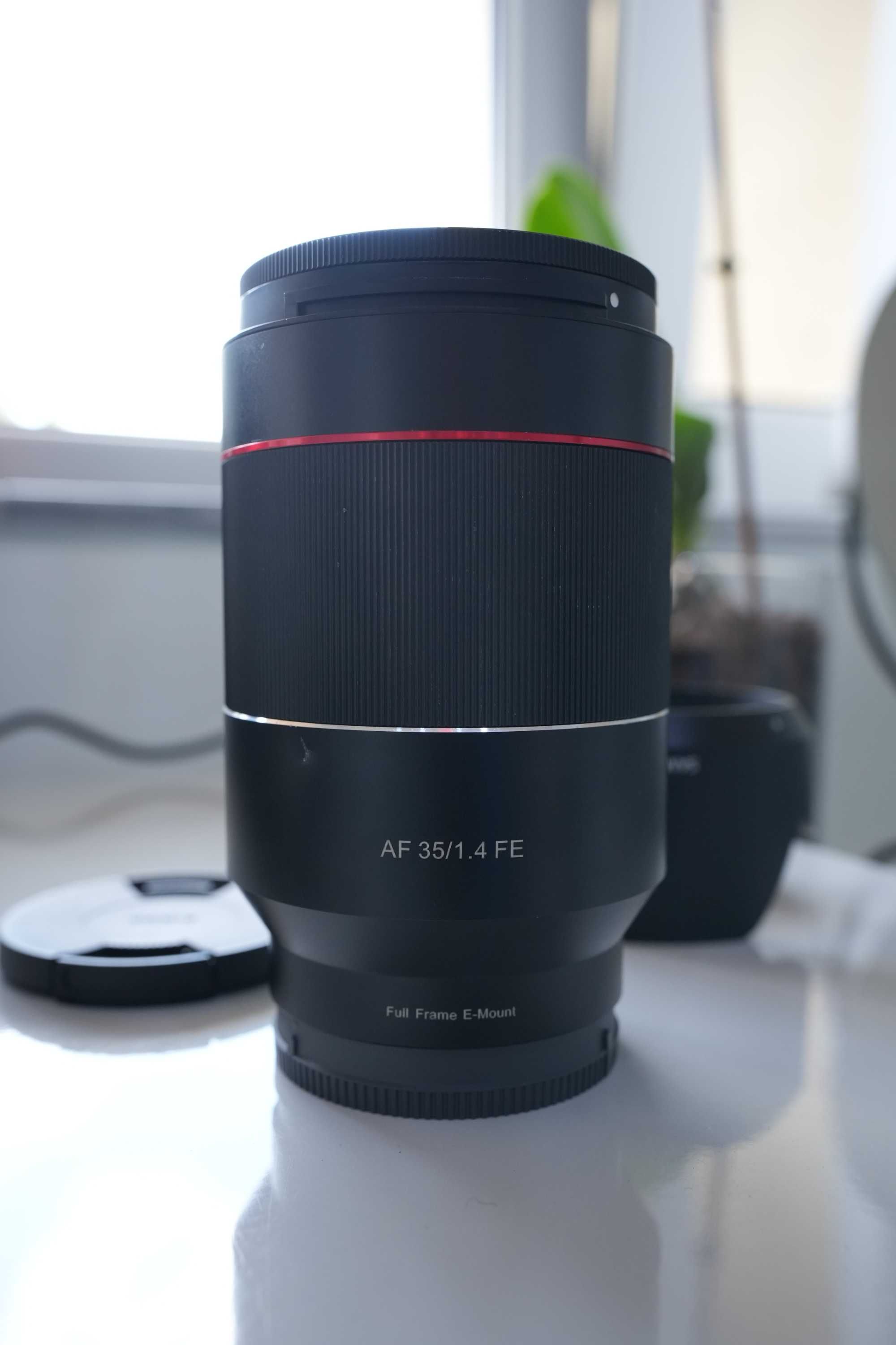 Обектив Samyang AF 35mm 1.4 FE за Sony + Филтър