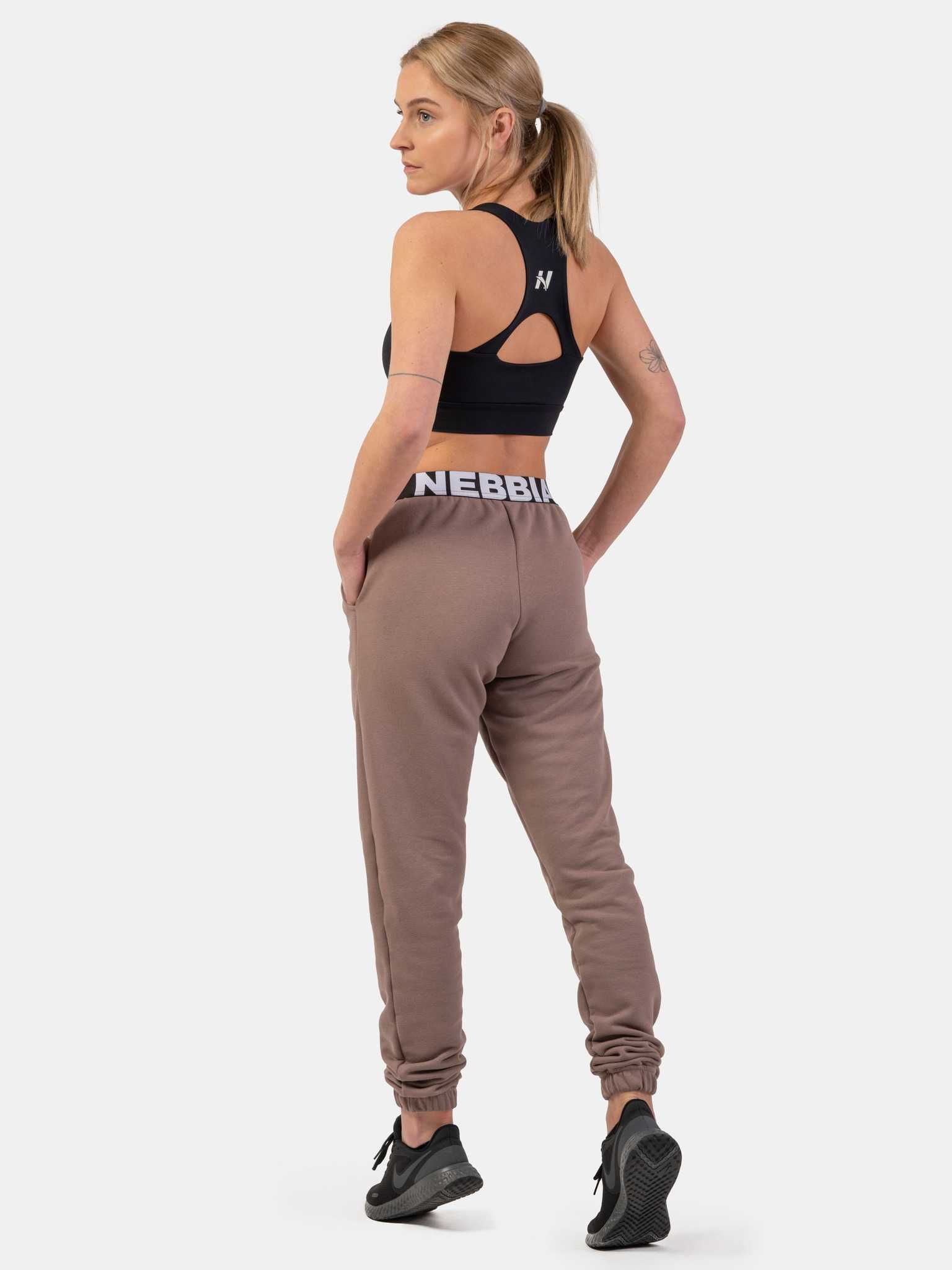 НОВ Nebbia Iconic Mid-Waist Sweatpants ОРИГИНАЛНО дамско долнище - S