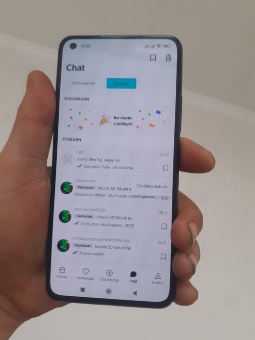 Xiomi 11lite 5g  yaxwi tel