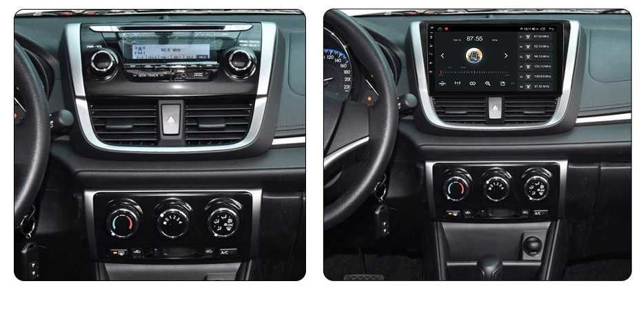 Navigatie Toyota Yaris Vios din 2014 - 2018 , Garantie 2GB 4GB 8GB RAM