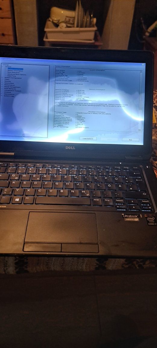 Laptop Dell Latitude E7520 I7 generatia 5 defect pentru piese