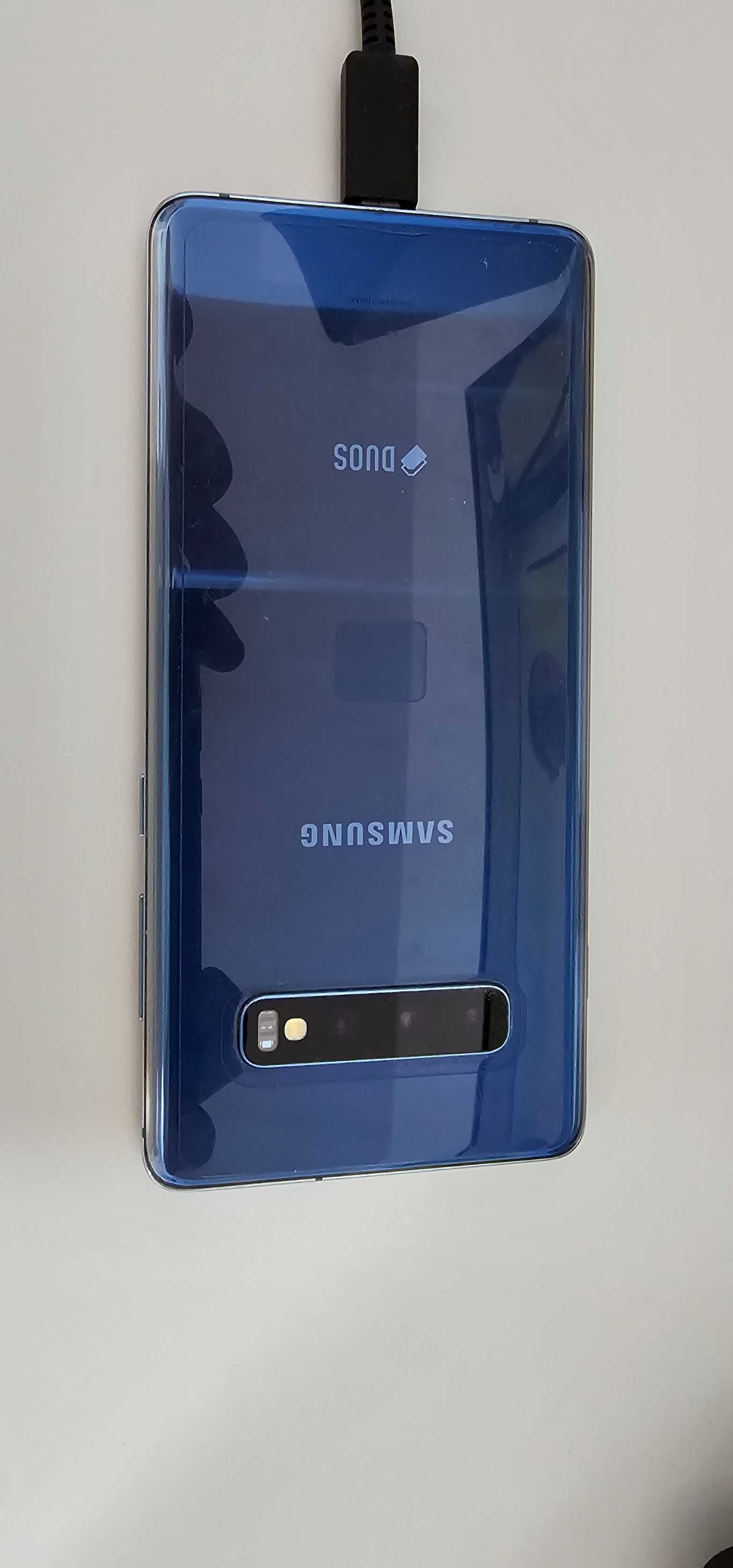 Samsung Galaxy S10 Plus, Prism Blue, 128 GB