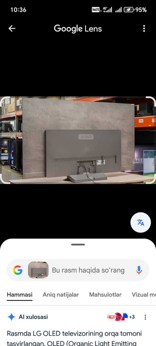 Lg oled c 4 55 idiyal xamanarsasi bor garyantiya beriladi
