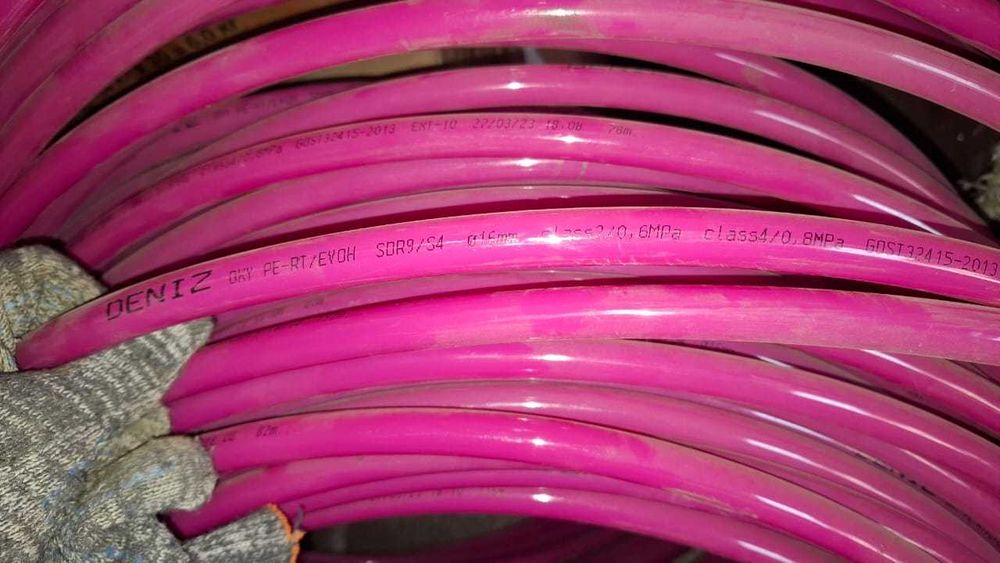 Продам трубы тёплого пола из сшитого полиэтилена