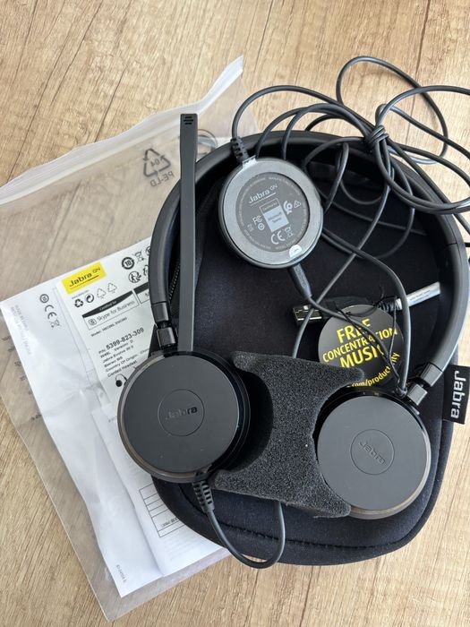 Слушалки с микрофон Jabra Evolve 30 II