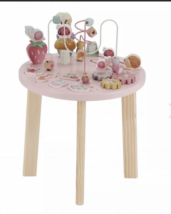 Vand masuta de activitati copii din lemn Fairy Garden - Little Dutch