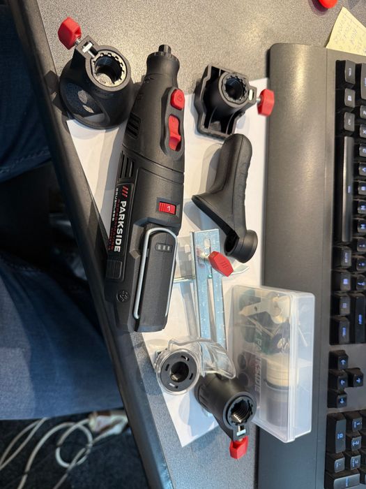 Freza de gaurit si slefuit fin Parkside 5 ani garantie