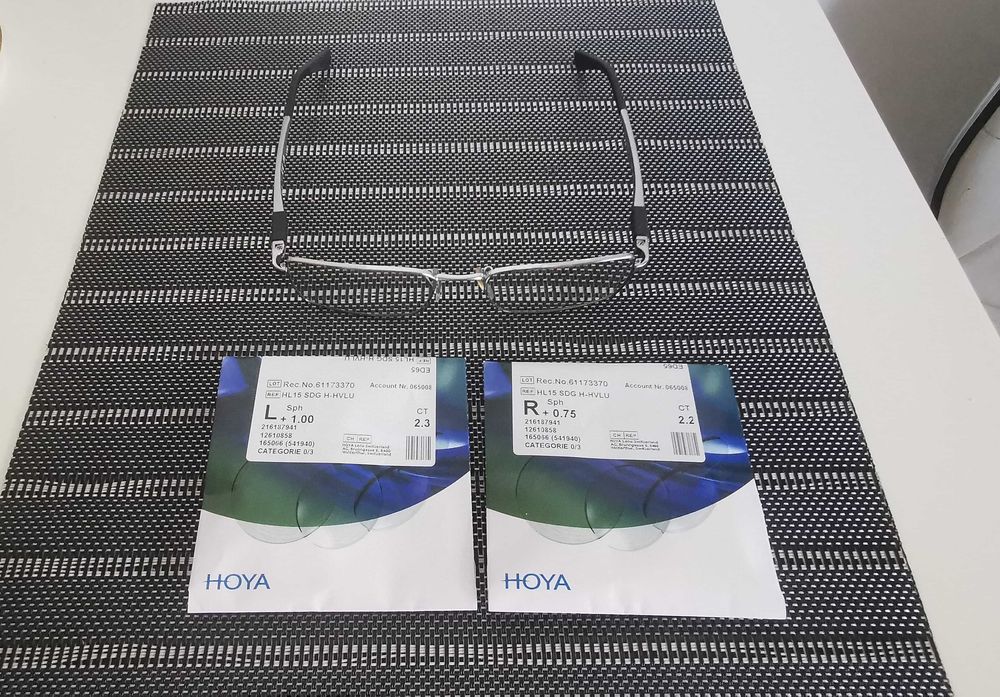 Ray Ban Ochelari pt distanta lentile heliomate Hoya +1.00/+0.75 UV
