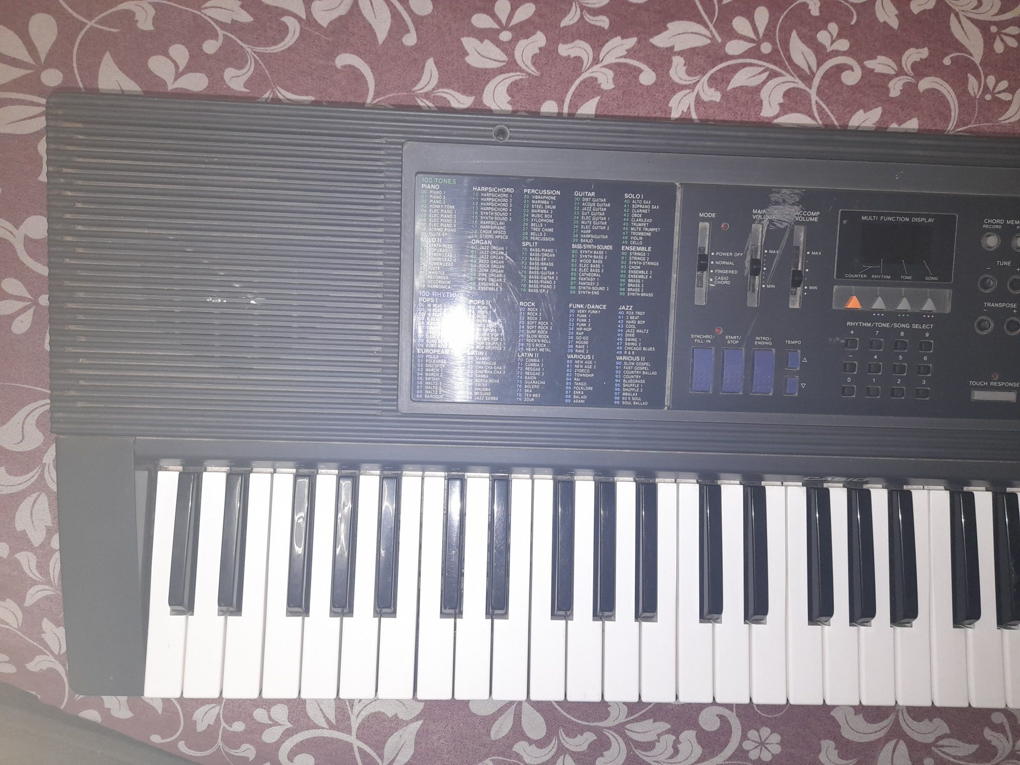 Vand orga-pian CASIO CTK 550