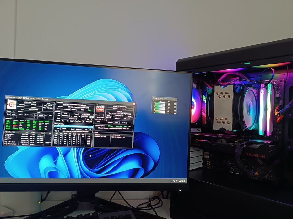 PC Gaming Ryzen 7 5800x, 32GB RAM, 1TB SSD, RX6650XT